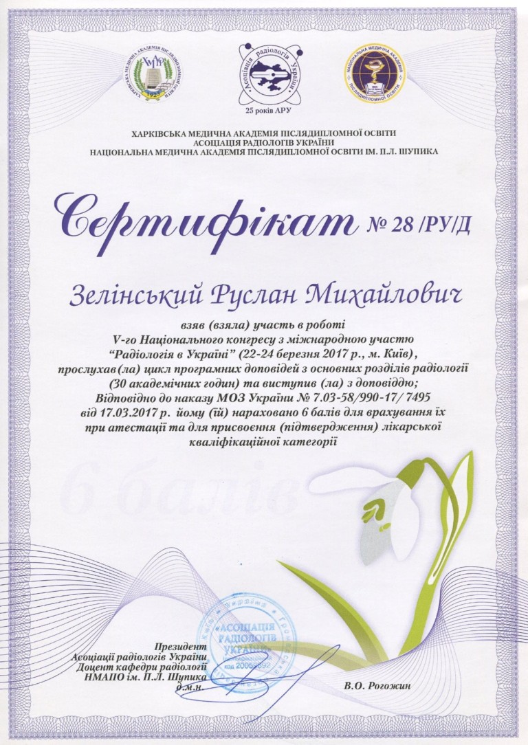 Руслан Зелинский сертификат 9